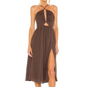 Brown cutout dress from Revolve! Never worn!